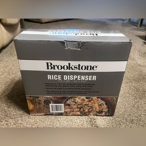 Brookstone Rice Dispenser. NEW